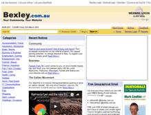 Tablet Screenshot of bexley.com.au